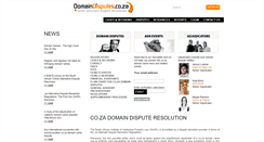 Desktop Screenshot of domaindisputes.co.za